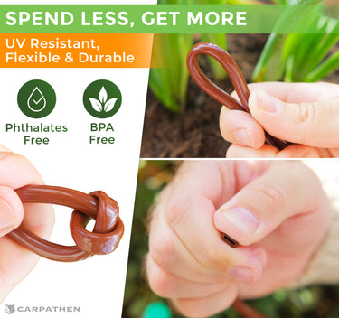 Drip Irrigation Tubing from Carpathen is UV resistant, flexible and durable